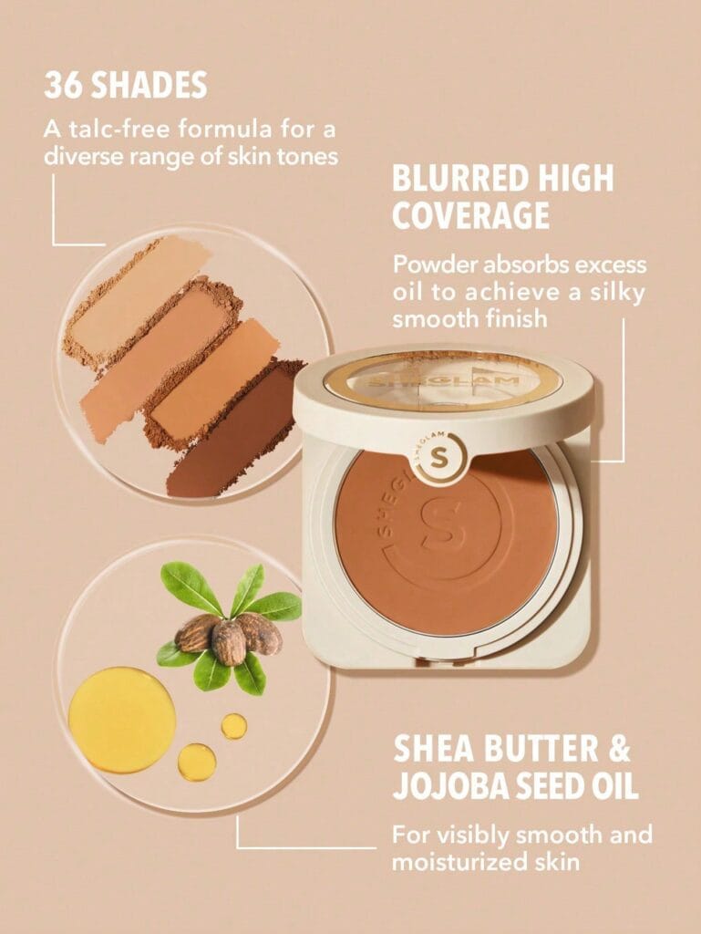 SHEGLAM POWDER FOUNDATION