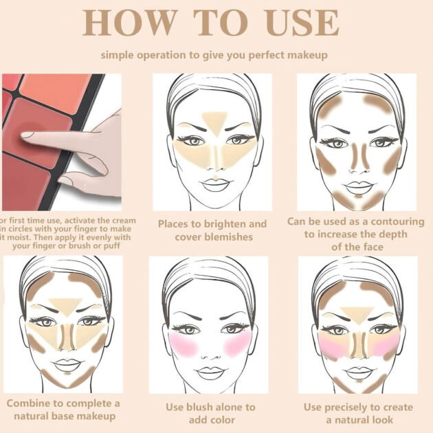 Roseberry 12-Color Blush & Contour Palette