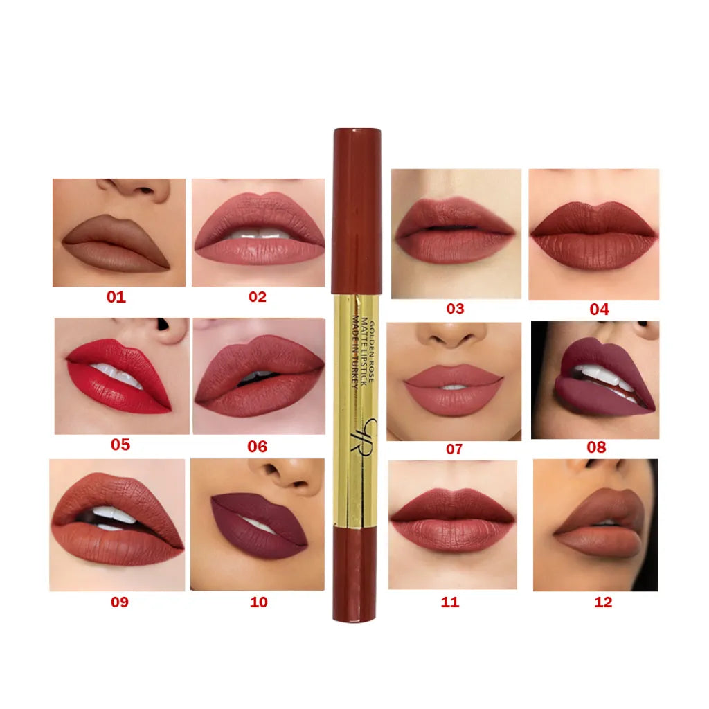 Golden Rose Lipstick Set